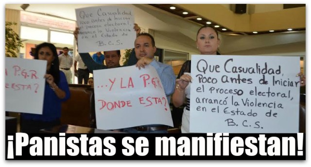 PAN MANIFESTACION CONGRESO BCS