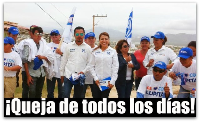 1 ahi esta lupita saldaña en sus recorridos