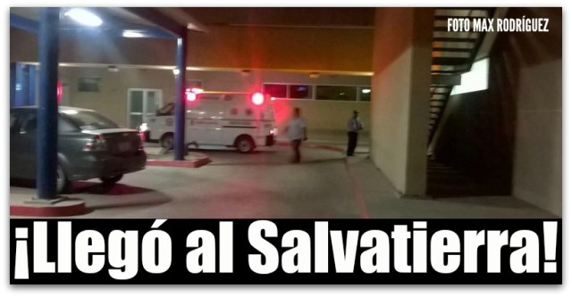 1 herido llega al savatierra