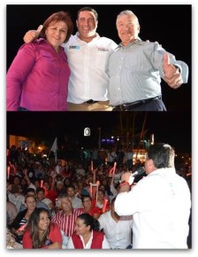 arranque de campaña de ricardo barroso la paz