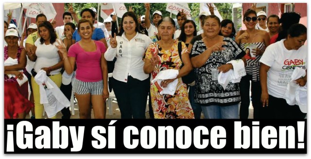 1 a gaby ya esta trabajando y acercandose al puntero en las encuestas