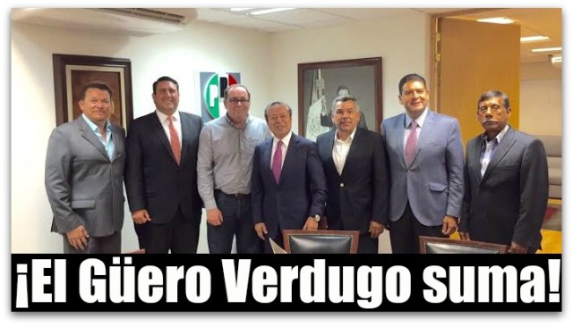 1 a guero verdugo se regresa al PRI ya dejo al PRD sera secretario de pesca con barroso