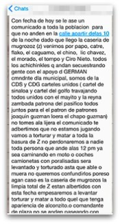 1 a mensaje narcoamenaza