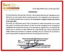 1 a snte comunicado URGENTE