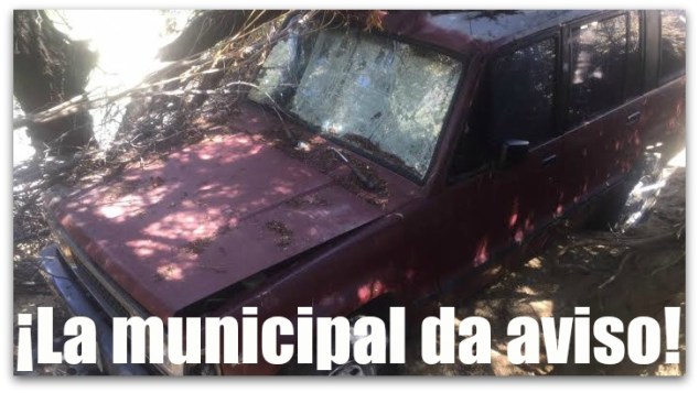 1 a izuzu trooper abandonada los barriles