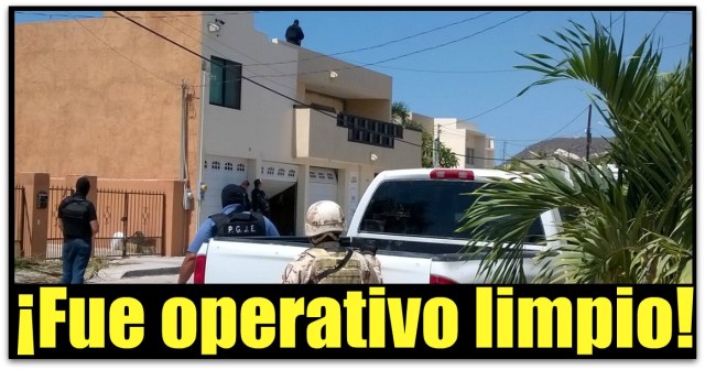 1 CASA EN QUE DETUVIERON A SOSPECHOSOS