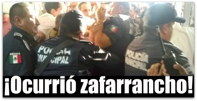 0 a monroy expulsado del palacio municipal de la paz