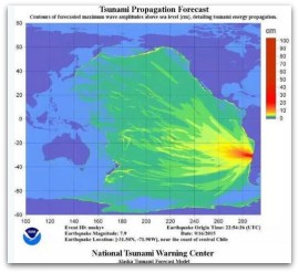 1 a alerta de tsunami para el pacifico