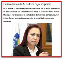 1 a funcionarios de mendoza bajo sospecha