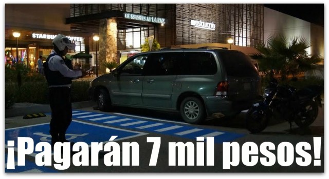 1 a multas vehiculos discapacitados