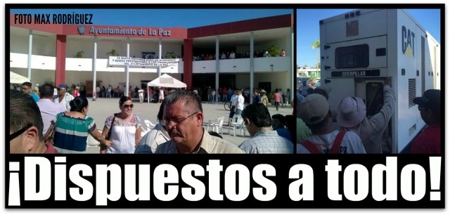 1 asonada de los burocratas paceños hoy