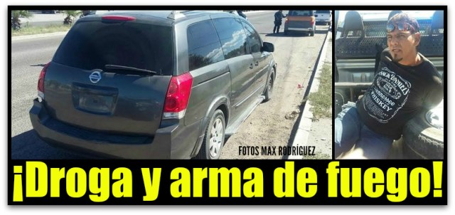 0 a detenido la paz bcs pistola y droga