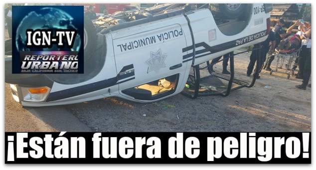 0 patrulla volcada la paz bcs