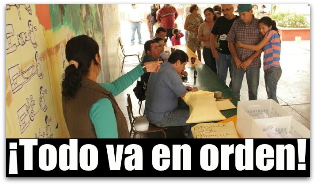 0 a a las votaciones