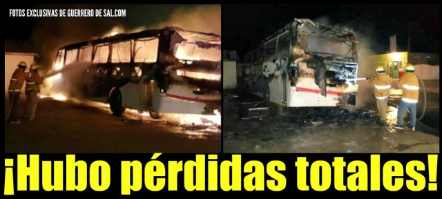 d autobus aguila incendio guerrero negro