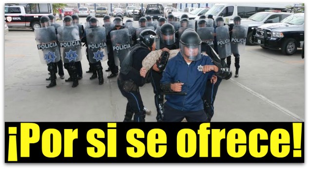 0 a a policia antimontines los cabos