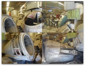 0 a bodega de aviones abandonada en la paz