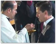 0 a fede peña nieto comulgo