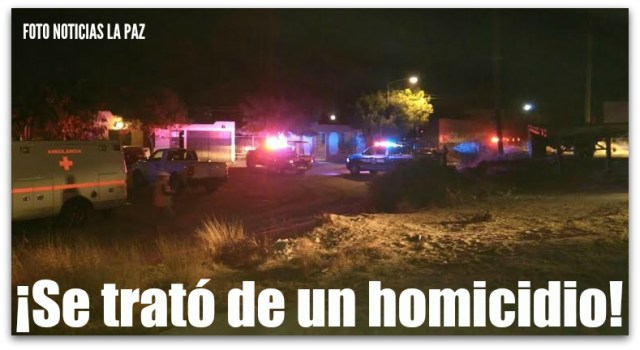 0 a homicidio en la colonia 8 de octubre noticias la paz