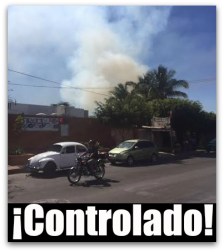 0 a incendio en la paz hoy