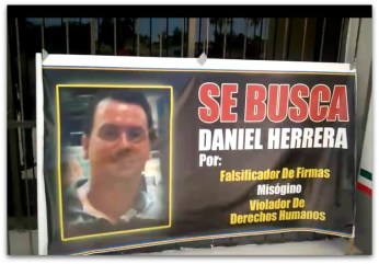 0 a manifestacion en el centro sct de la paz