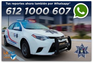 0 a ahi reportes whats app policia