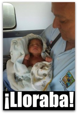 0 a a a bebe abandonado en el monte