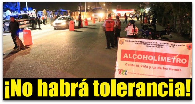 0 a a alcoholimetro en los cabos 2016