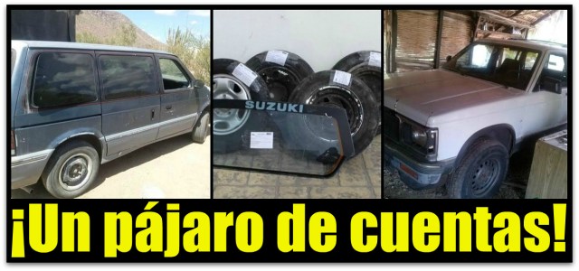 0 a robo de 19 carros en la paz bcs