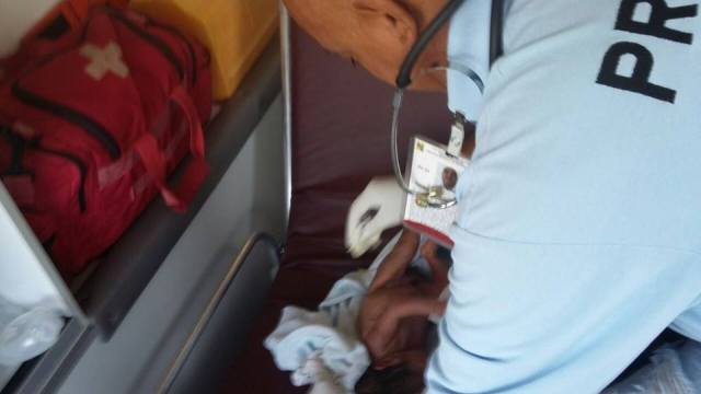 d a abandonado en el monte bebe