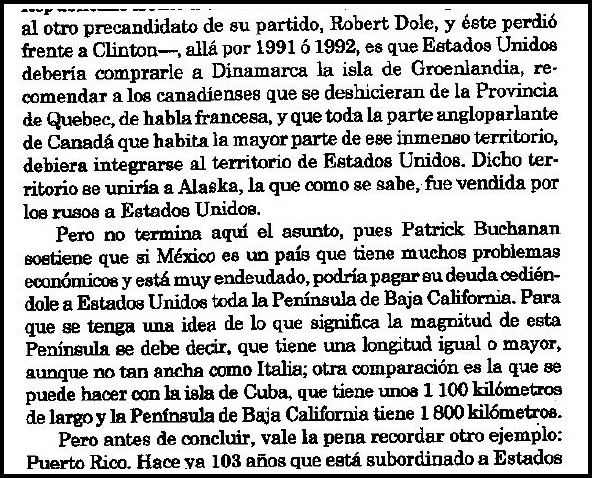 0 a propone patrick buchanan que mexico pague su deuda con baja california