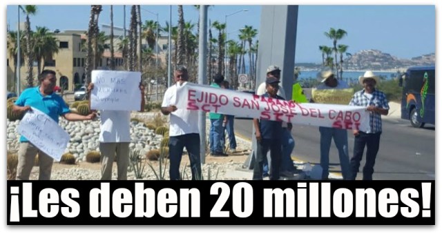 0 a ejido san jose del cabo manifestacion