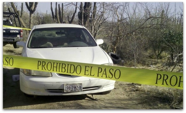 0 a vehiculo con reporte de robo en la paz