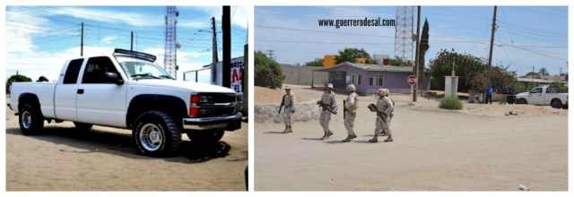 0 a balacera en guerrero negro hoy en la tarde