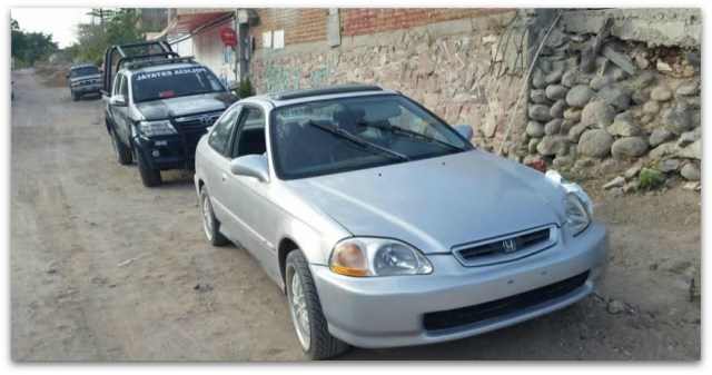 g a policia estatal carro recuperado