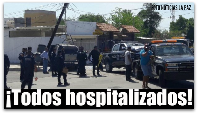 0 a choque patrulla policia estatal