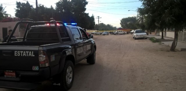 a la colonia francisco villa herido de bala la paz